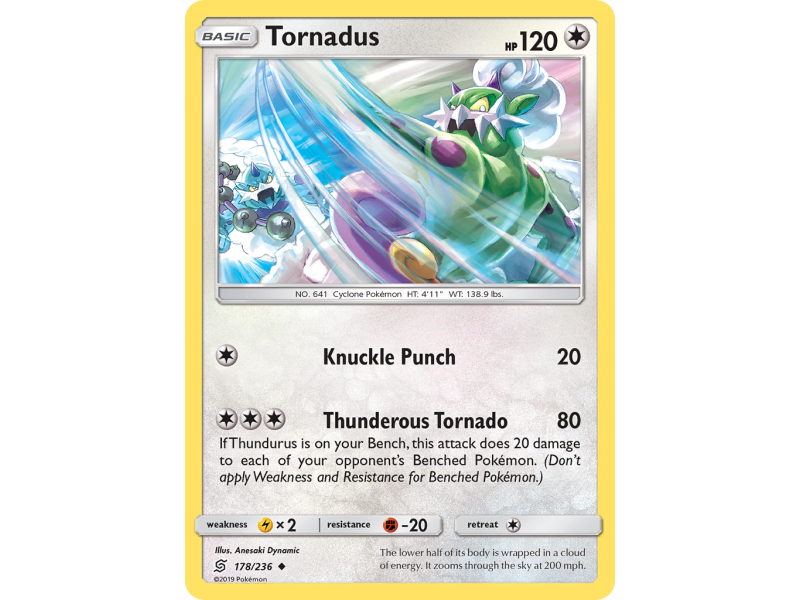 Tornadus (Reverse Holo)