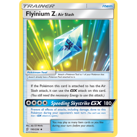 Flyinium Z: Air Slash