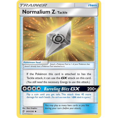 Normalium Z: Tackle (Reverse Holo)