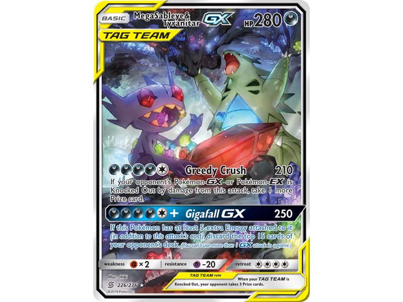 Mega Sableye & Tyranitar-GX