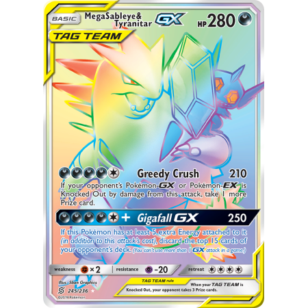 Mega Sableye & Tyranitar-GX