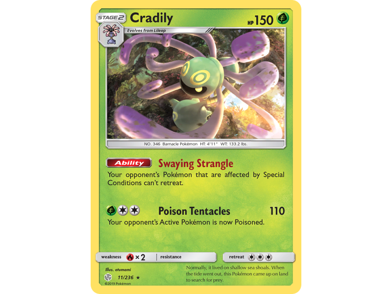 Cradily (Reverse Holo)