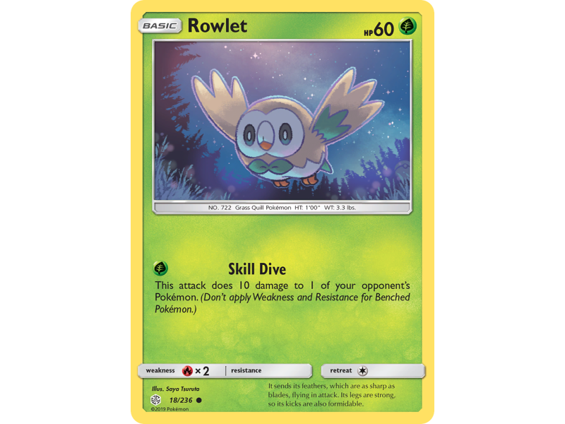 Rowlet (Reverse Holo)