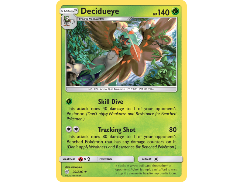 Decidueye (Reverse Holo)