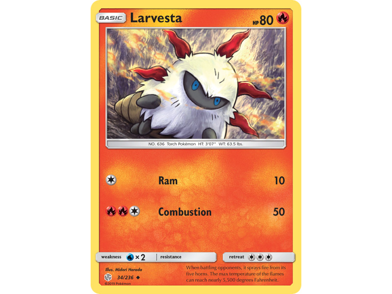 Larvesta (Reverse Holo)