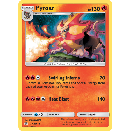 Pyroar (Reverse Holo)