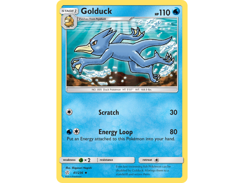 Golduck (Reverse Holo)