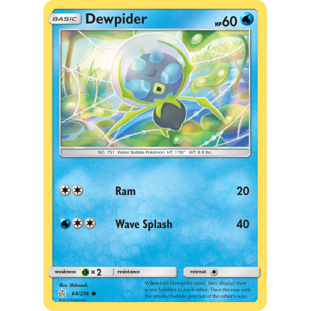 Dewpider (Reverse Holo)