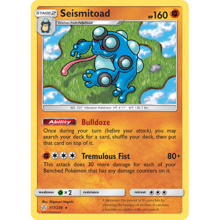 Seismitoad (Reverse Holo)
