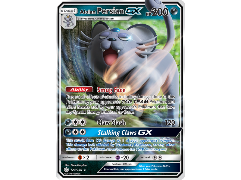 Alolan Persian-GX (Holo)