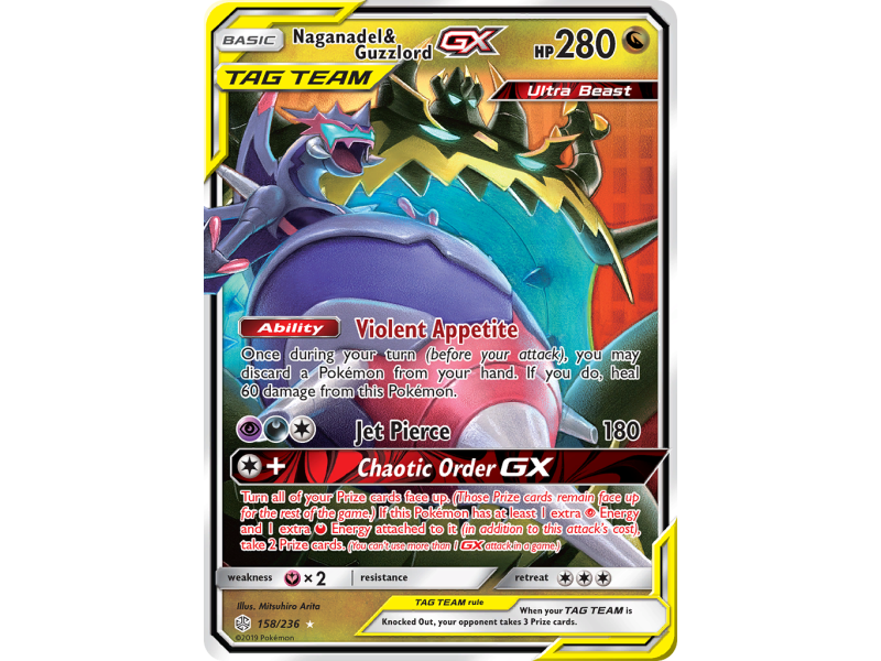 Naganadel & Guzzlord-GX (Holo)