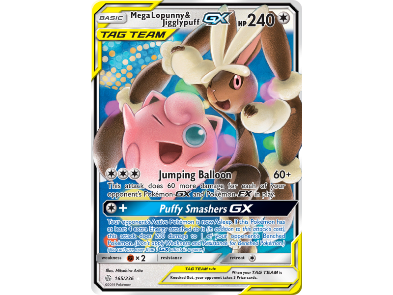 Mega Lopunny & Jigglypuff-GX (Holo)
