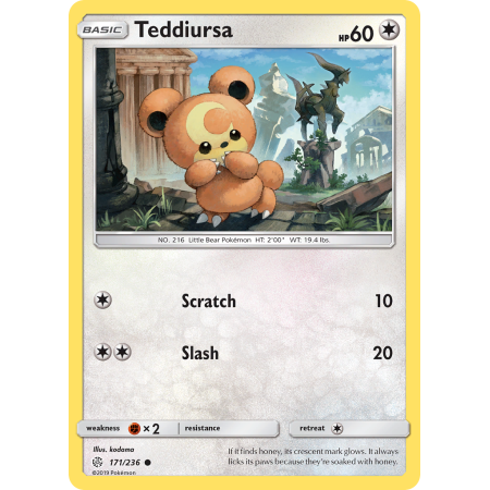 Teddiursa (Reverse Holo)