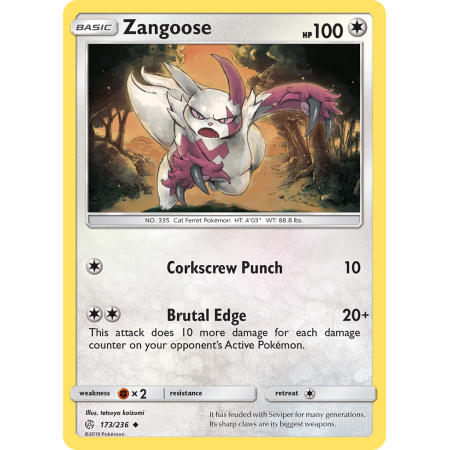 Zangoose (Reverse Holo)