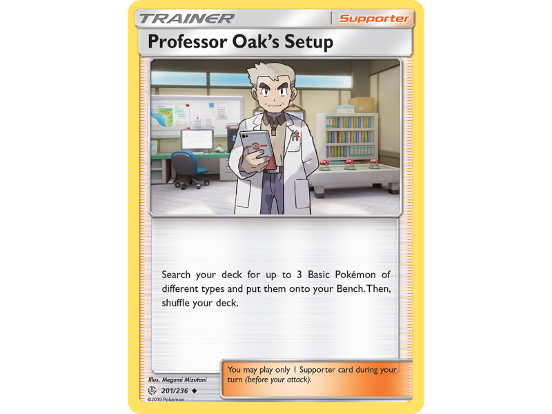 Professor Oak's Setup (Reverse Holo)