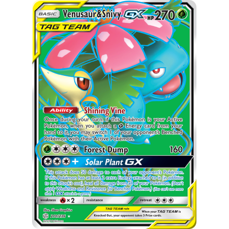 Venusaur & Snivy-GX