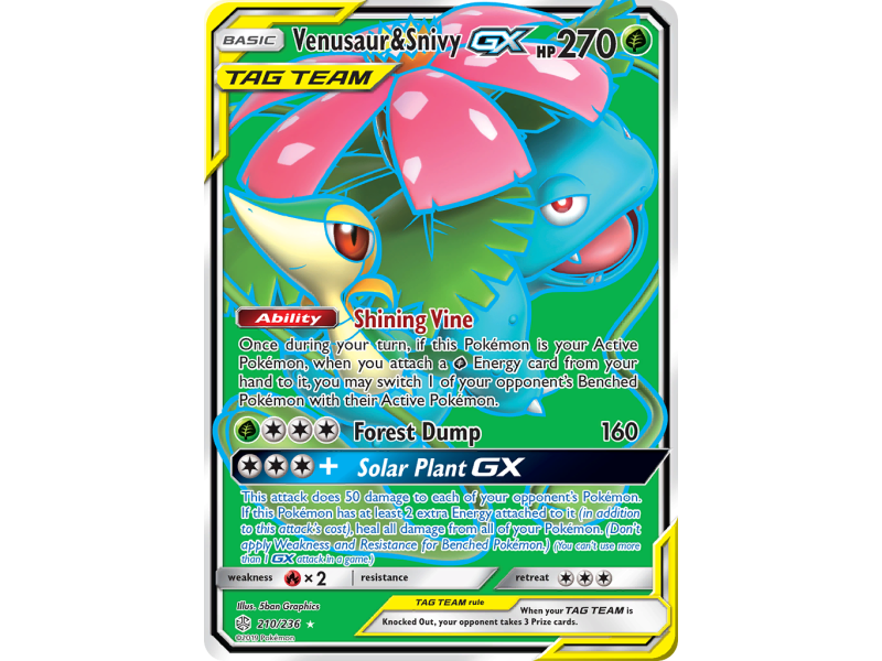 Venusaur & Snivy-GX
