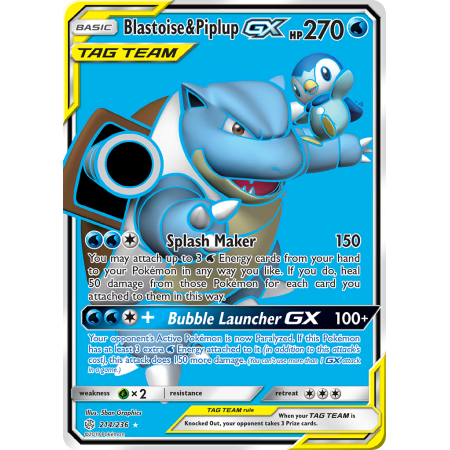 Blastoise & Piplup-GX