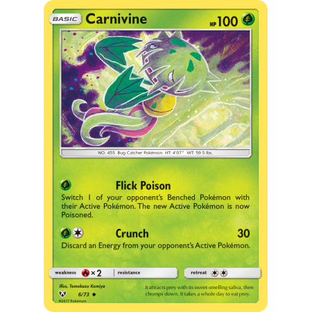 Carnivine (Reverse Holo)