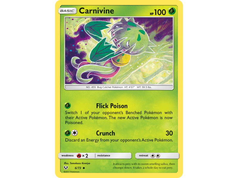 Carnivine (Reverse Holo)