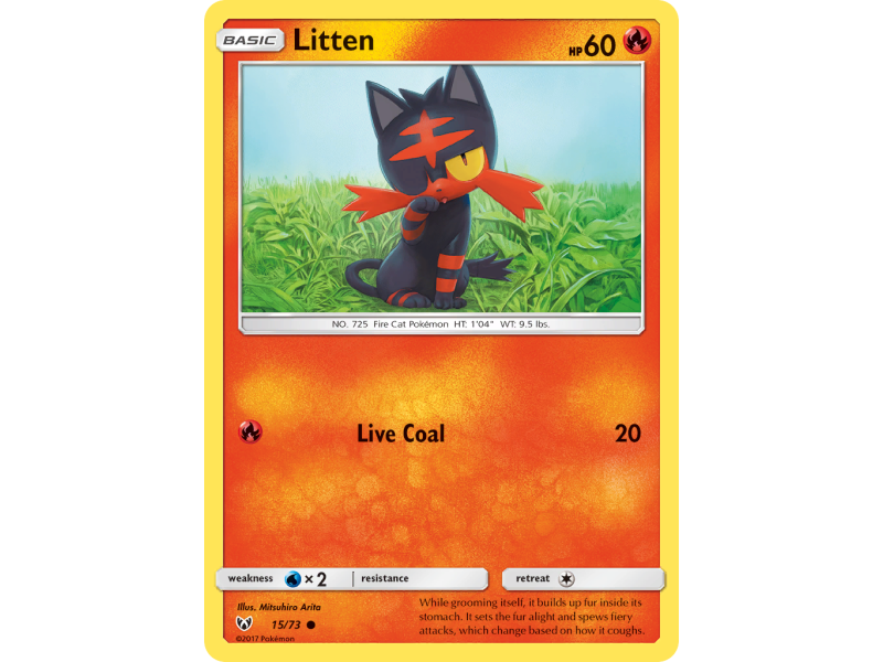 Litten (Reverse Holo)