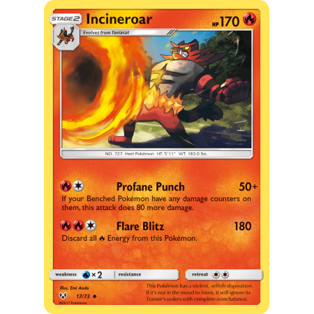 Incineroar (Reverse Holo)