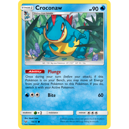 Croconaw (Reverse Holo)
