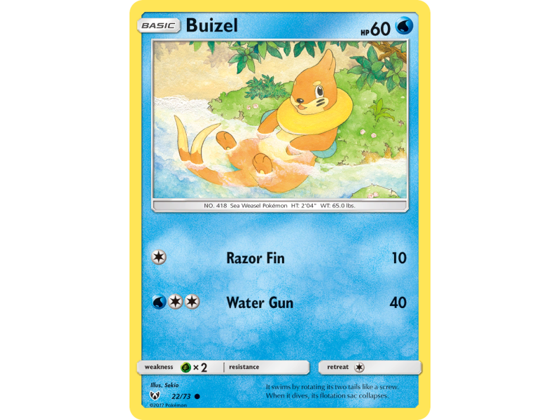 Buizel (Reverse Holo)
