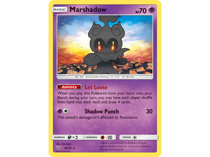 Marshadow (Reverse Holo)
