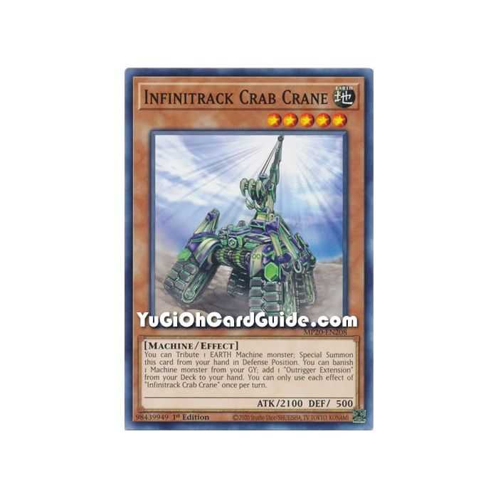 Infinitrack Crab Crane (Common) – 2020 Tin of Lost Memories | Carta YUGIOH en México