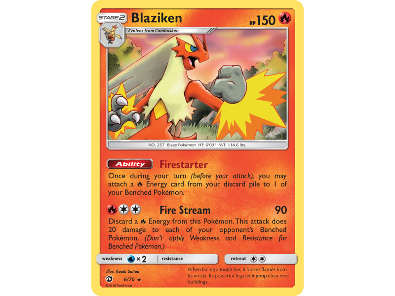 Blaziken (Reverse Holo)