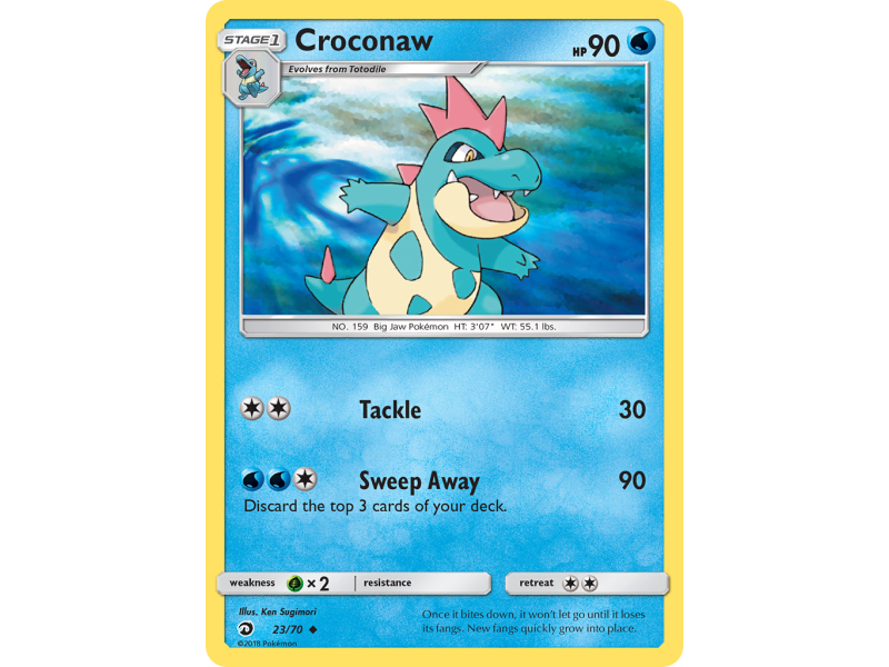 Croconaw (Reverse Holo)