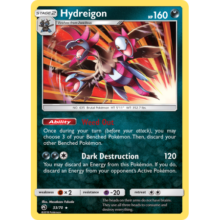 Hydreigon (Reverse Holo)
