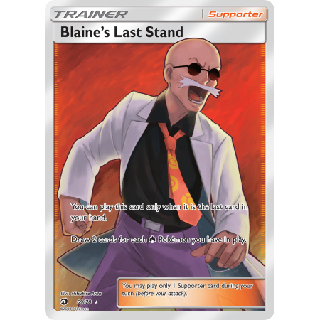 Blaine's Last Stand