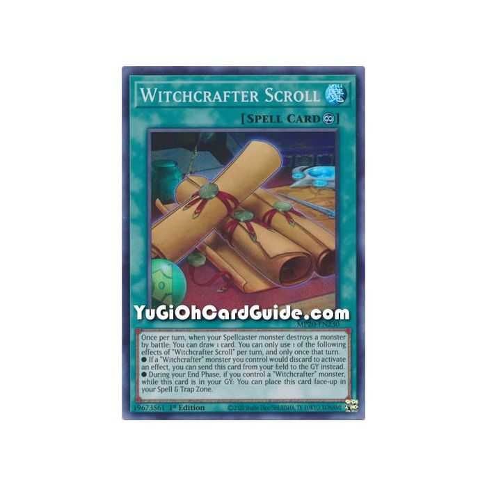 Witchcrafter Scroll (Super Rare) – 2020 Tin of Lost Memories | Carta YUGIOH en México