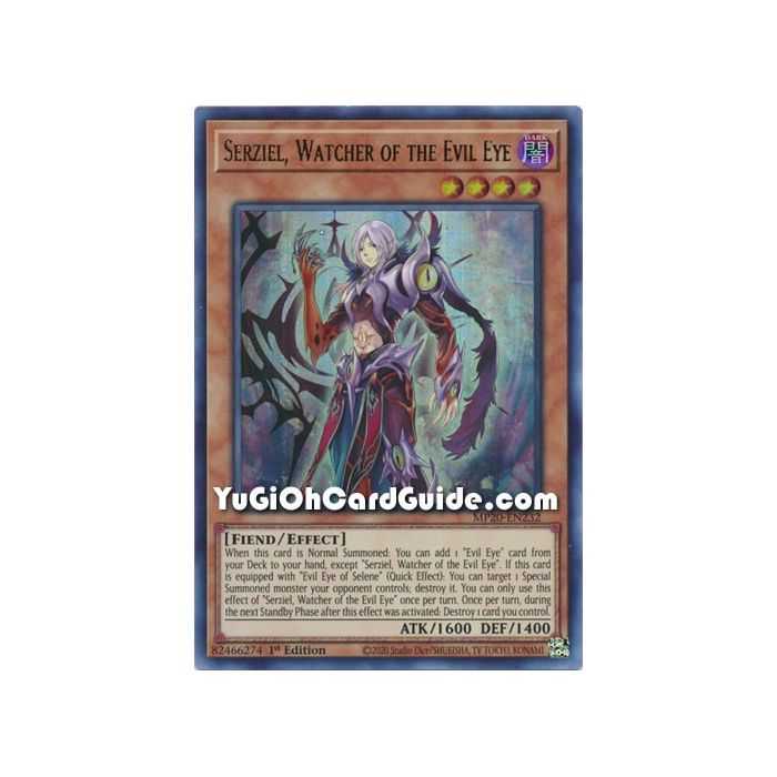 Serziel, Watcher of the Evil Eye (Ultra Rare) – 2020 Tin of Lost Memories | Carta YUGIOH en México