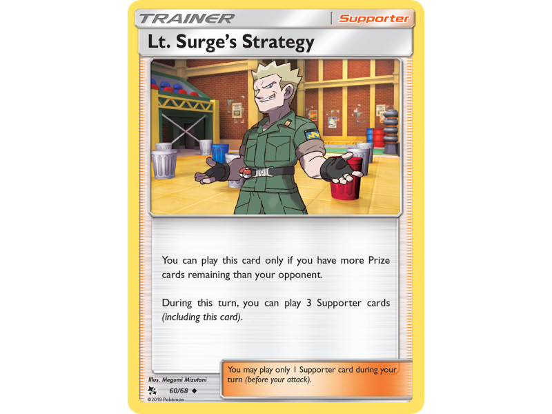 Lt. Surge's Strategy (Reverse Holo)