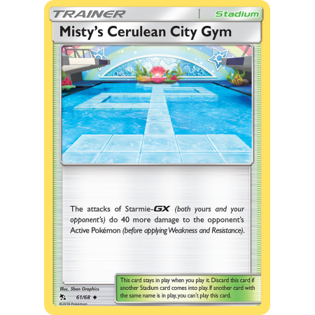 Misty's Cerulean City Gym (Reverse Holo)