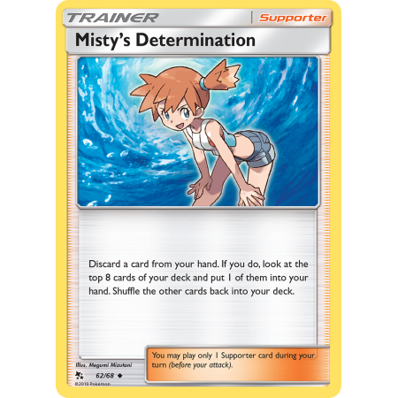 Misty's Determination (Reverse Holo)