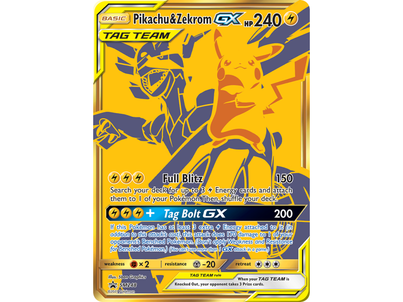 Pikachu & Zekrom-GX