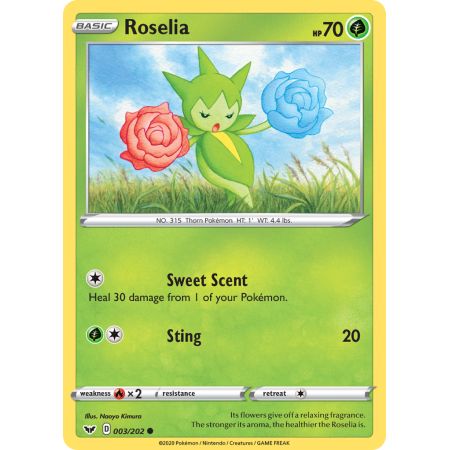 Roselia (Reverse Holo)