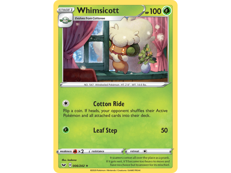 Whimsicott (Reverse Holo)