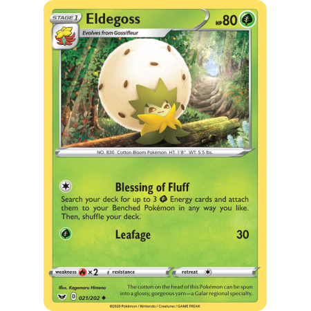 Eldegoss (Reverse Holo)