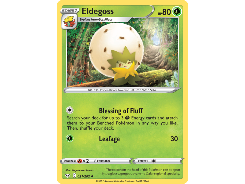 Eldegoss (Reverse Holo)