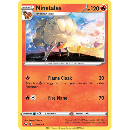Ninetales (Reverse Holo)