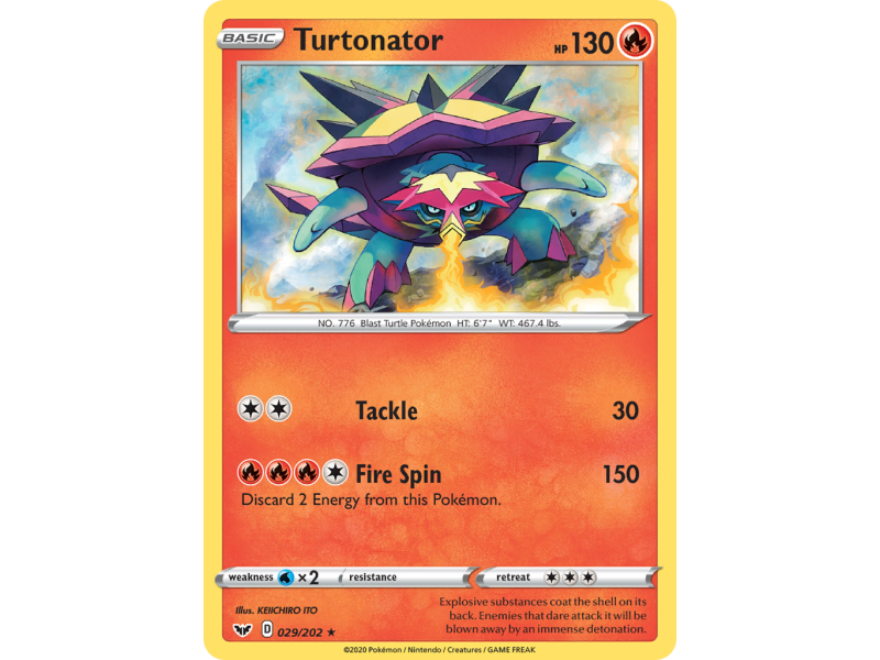 Turtonator (Reverse Holo)