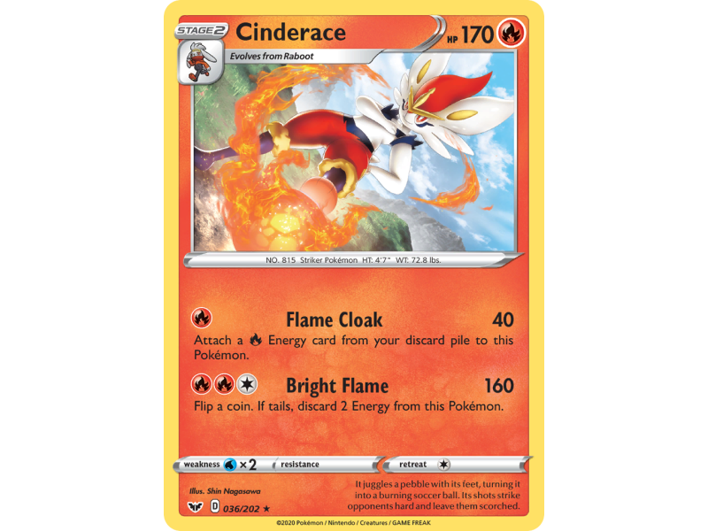 Cinderace (Reverse Holo)