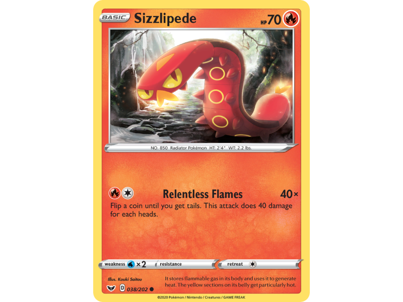 Sizzlipede (Reverse Holo)
