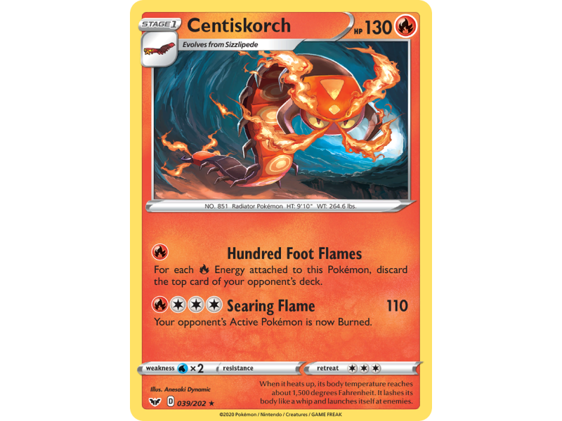 Centiskorch (Reverse Holo)