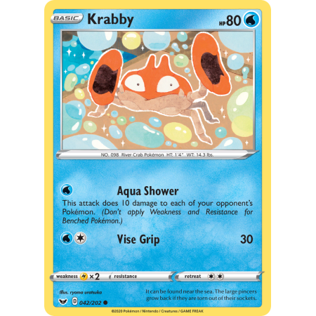 Krabby (Reverse Holo)